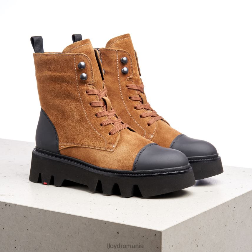 pantofi LLOYD botine din piele cu talpa usoara maro femei 68260948