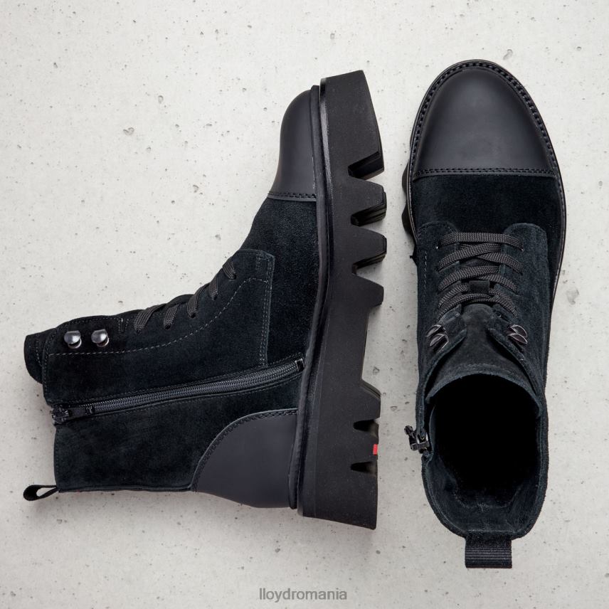 pantofi LLOYD botine din piele cu talpa usoara negru femei 68260947