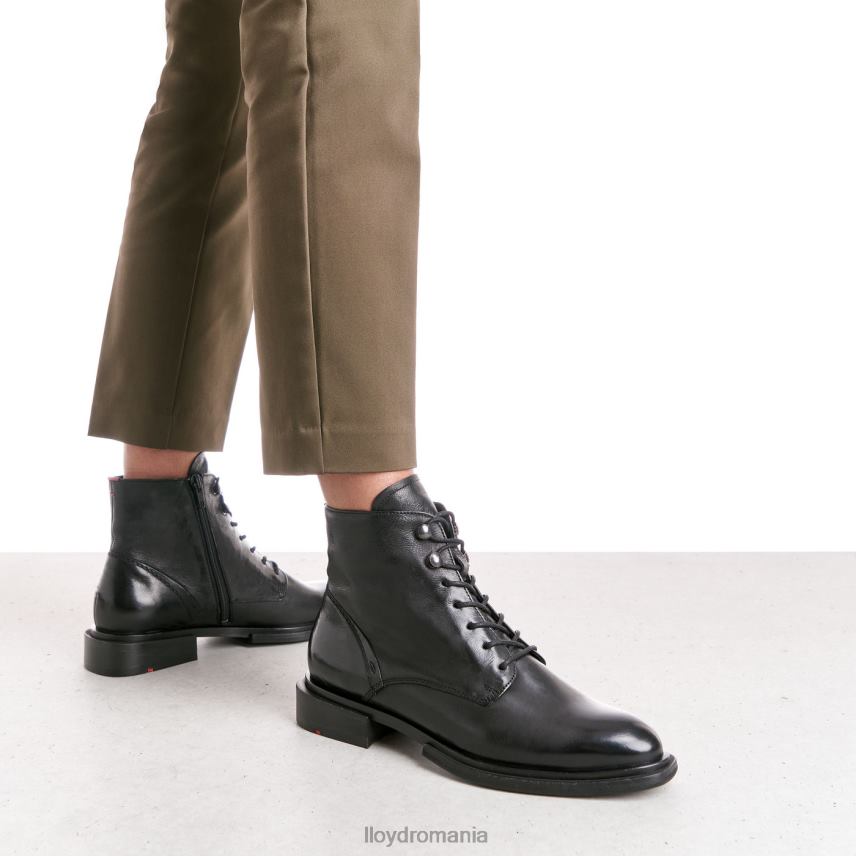 pantofi LLOYD botine din piele de oaie negru femei 682601001