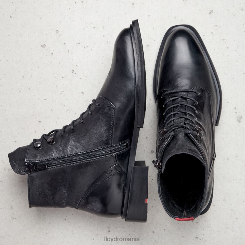 pantofi LLOYD botine din piele de oaie negru femei 682601001