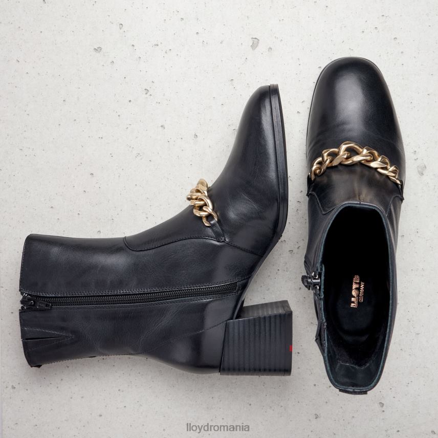 pantofi LLOYD botine din piele negru femei 68260878