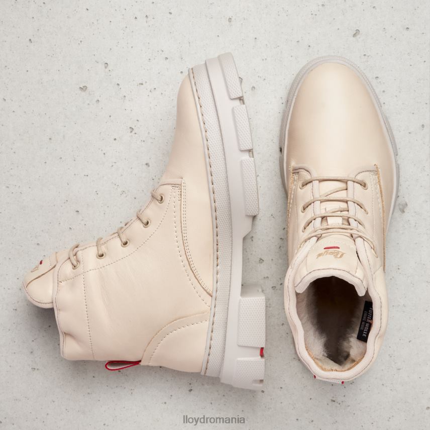 pantofi LLOYD botine din piele netedă bej femei 68260937