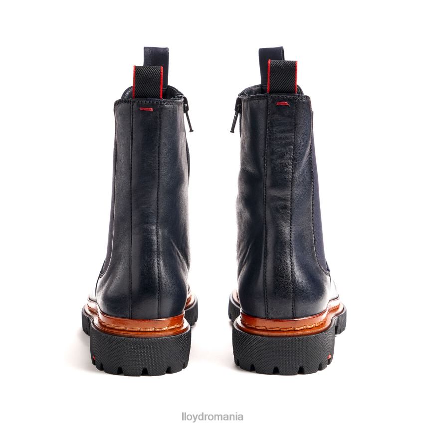 pantofi LLOYD botine din piele netedă cu talpă ușoară albastru femei 68260912