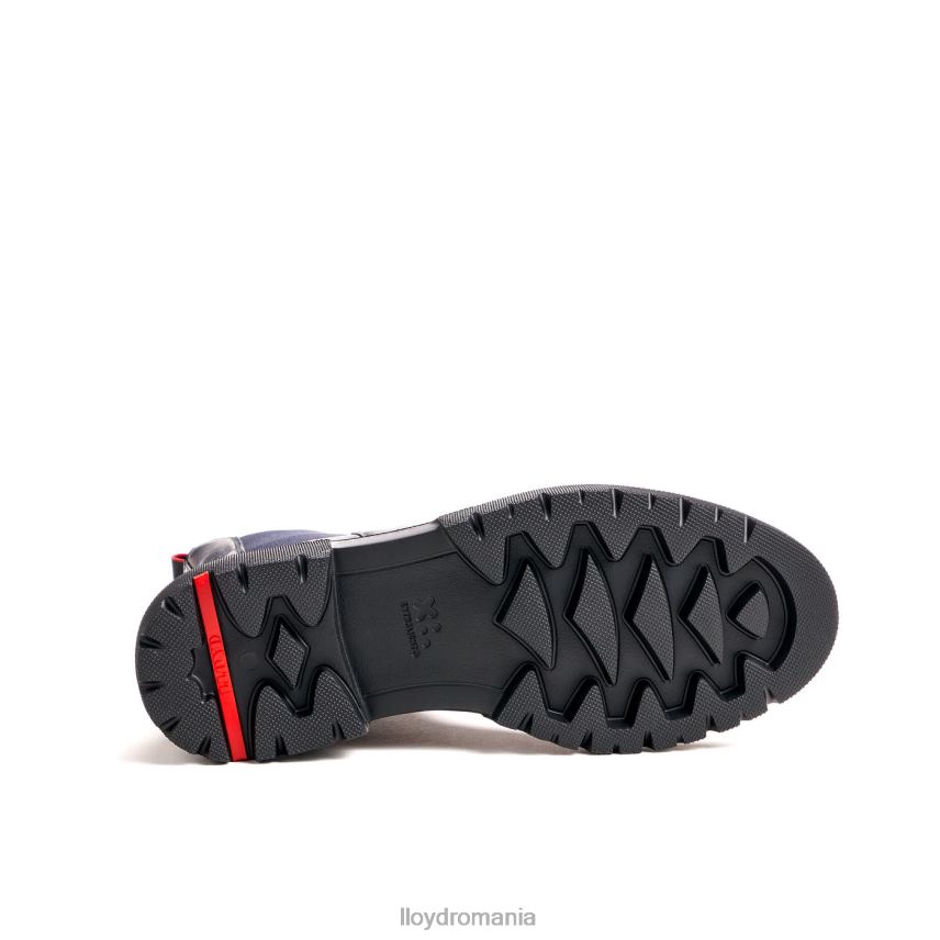 pantofi LLOYD botine din piele netedă cu talpă ușoară albastru femei 68260912