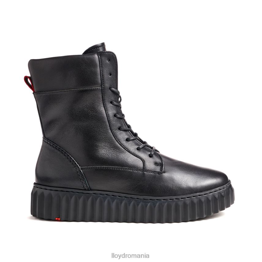 pantofi LLOYD botine din piele netedă cu talpă ușoară negru femei 68260887