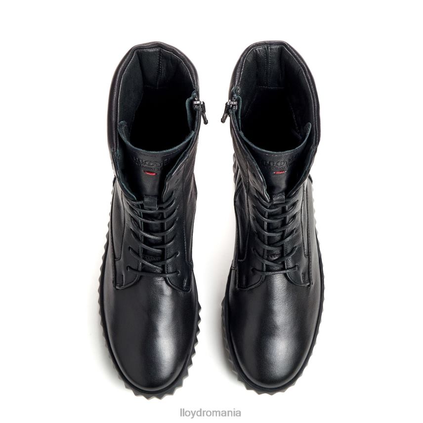 pantofi LLOYD botine din piele netedă cu talpă ușoară negru femei 68260887