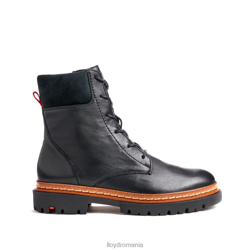 pantofi LLOYD botine din piele netedă cu talpă ușoară negru femei 68260914