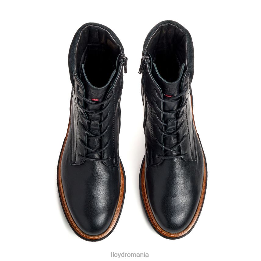 pantofi LLOYD botine din piele netedă cu talpă ușoară negru femei 68260914