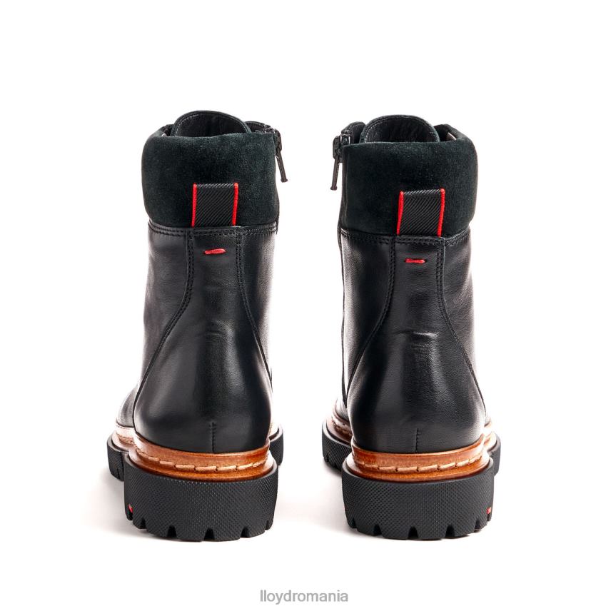 pantofi LLOYD botine din piele netedă cu talpă ușoară negru femei 68260914