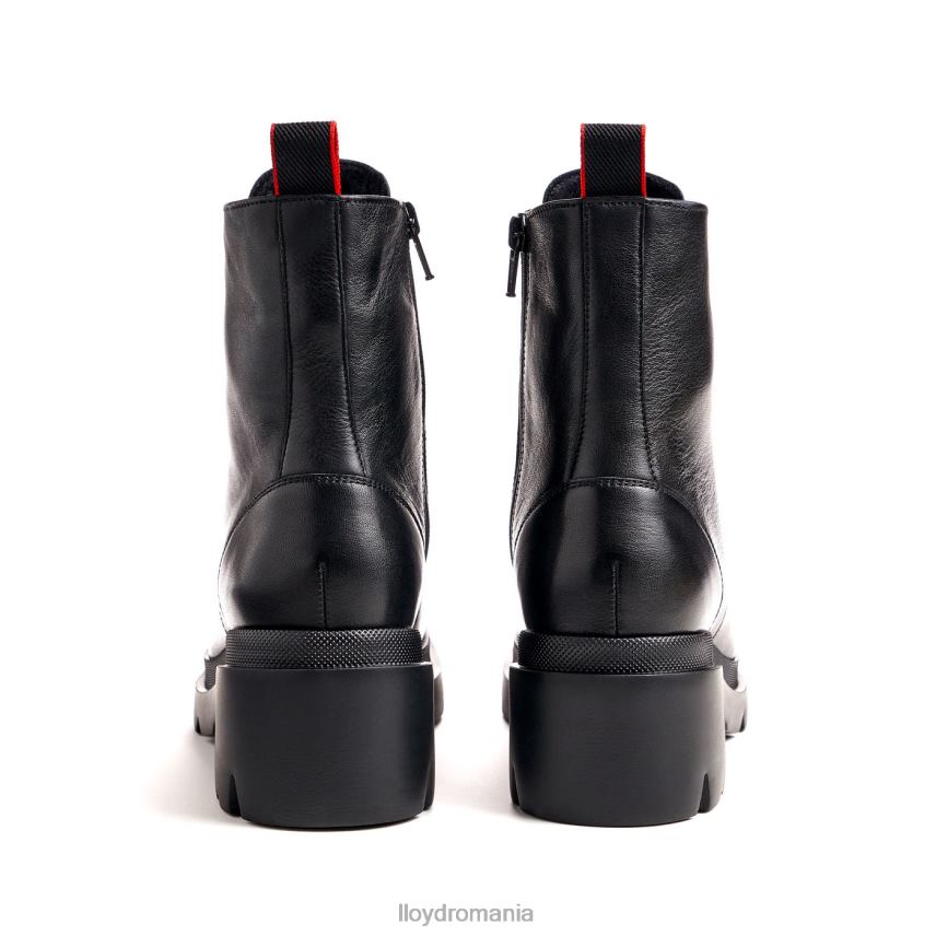 pantofi LLOYD botine din piele netedă cu talpă ușoară negru femei 68260966