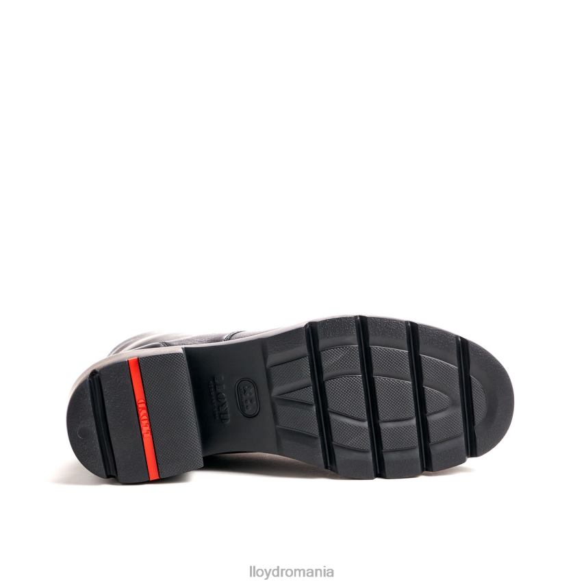 pantofi LLOYD botine din piele netedă cu talpă ușoară negru femei 68260966