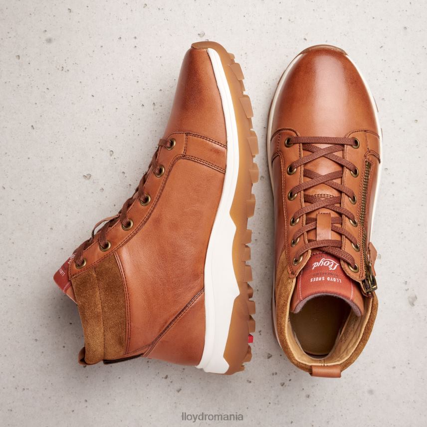 pantofi LLOYD botine din piele netedă maro femei 68260866