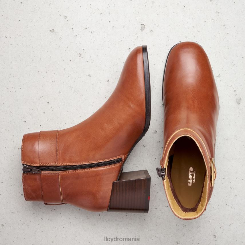 pantofi LLOYD botine din piele netedă maro femei 68260968