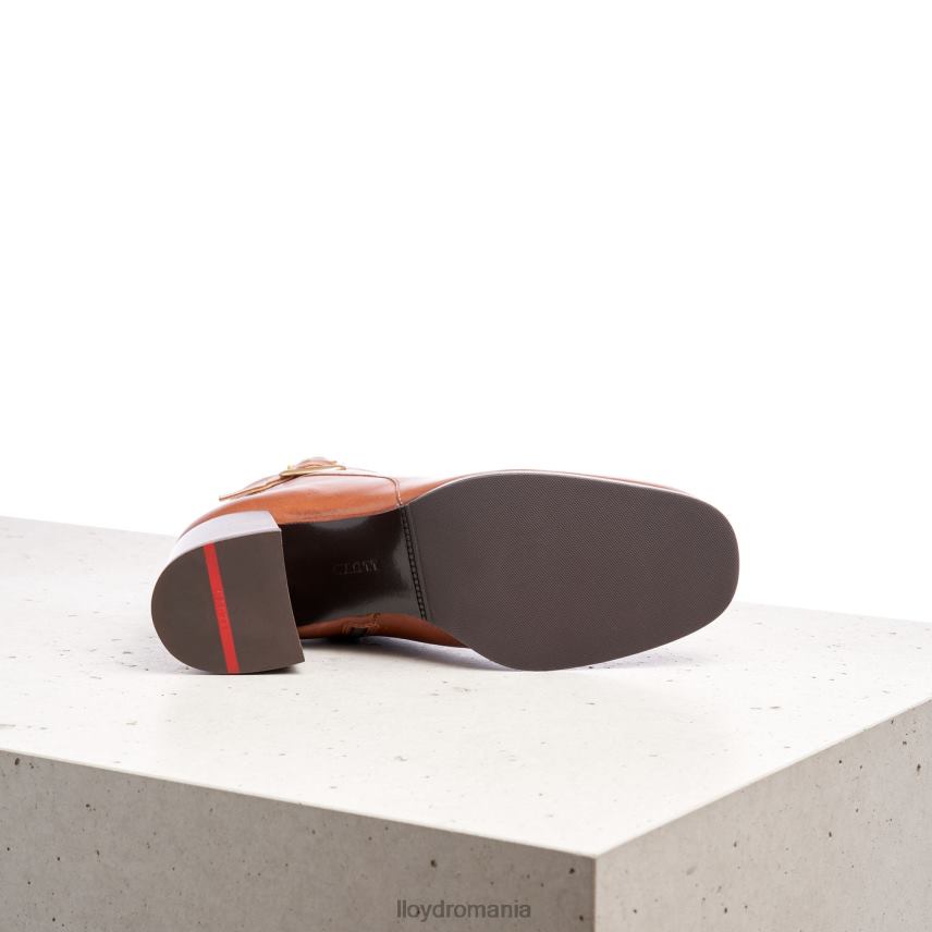 pantofi LLOYD botine din piele netedă maro femei 68260968