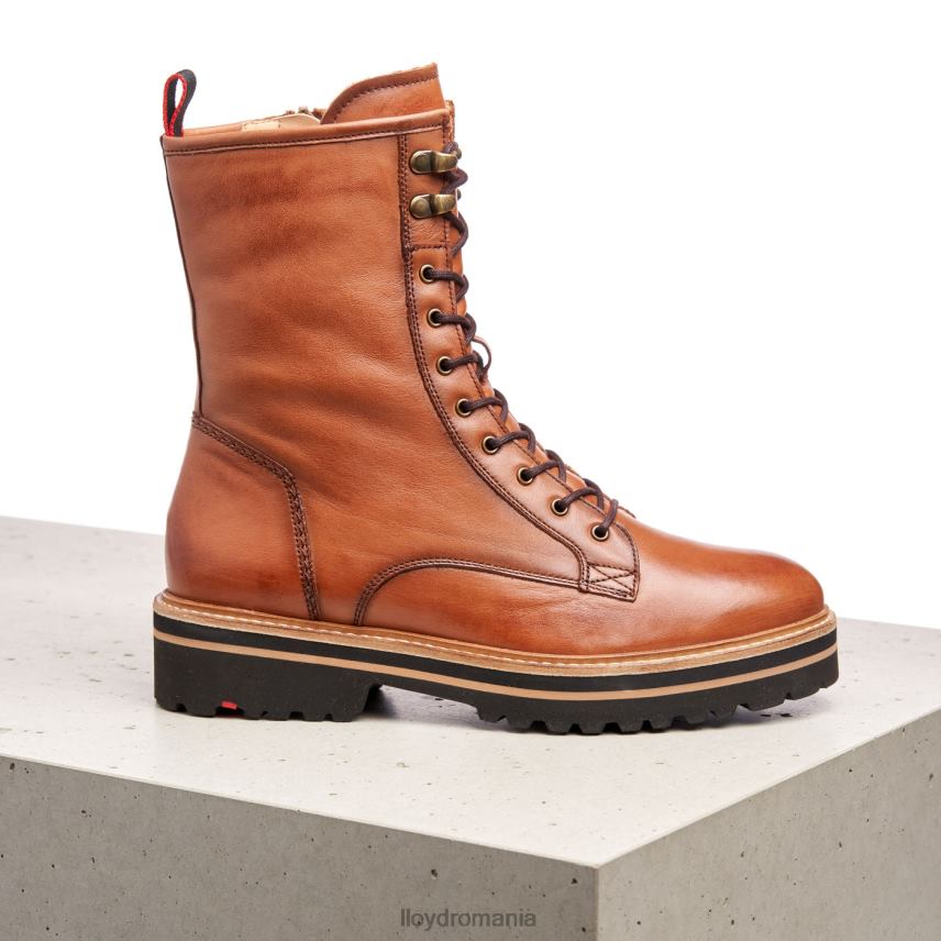 pantofi LLOYD botine din piele netedă maro femei 68260970