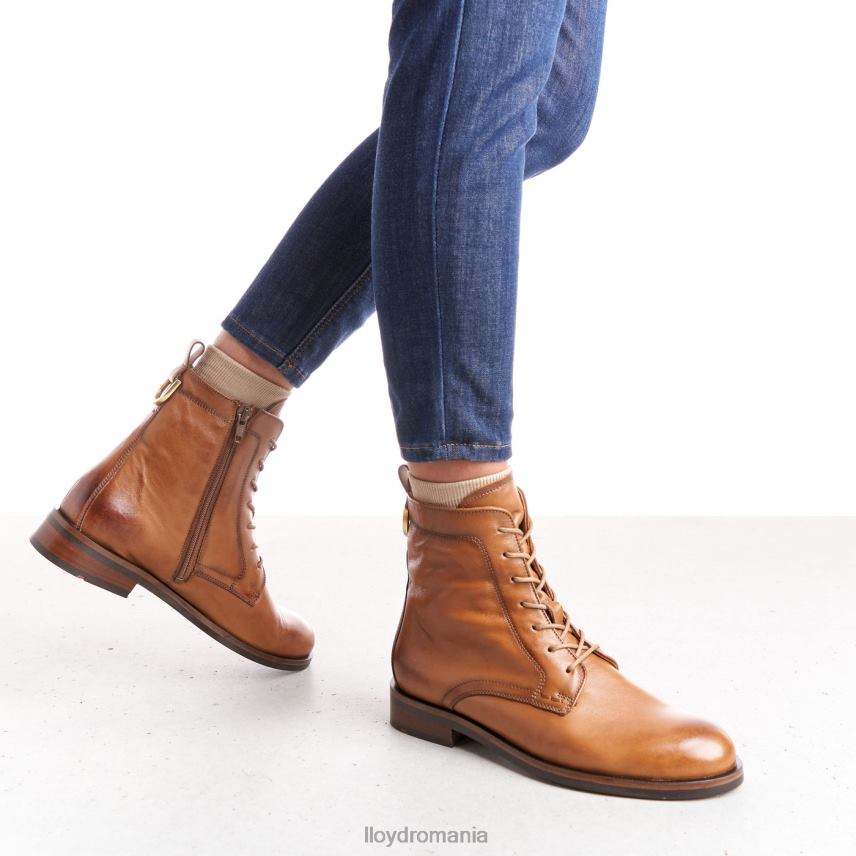 pantofi LLOYD botine din piele netedă maro femei 68260982