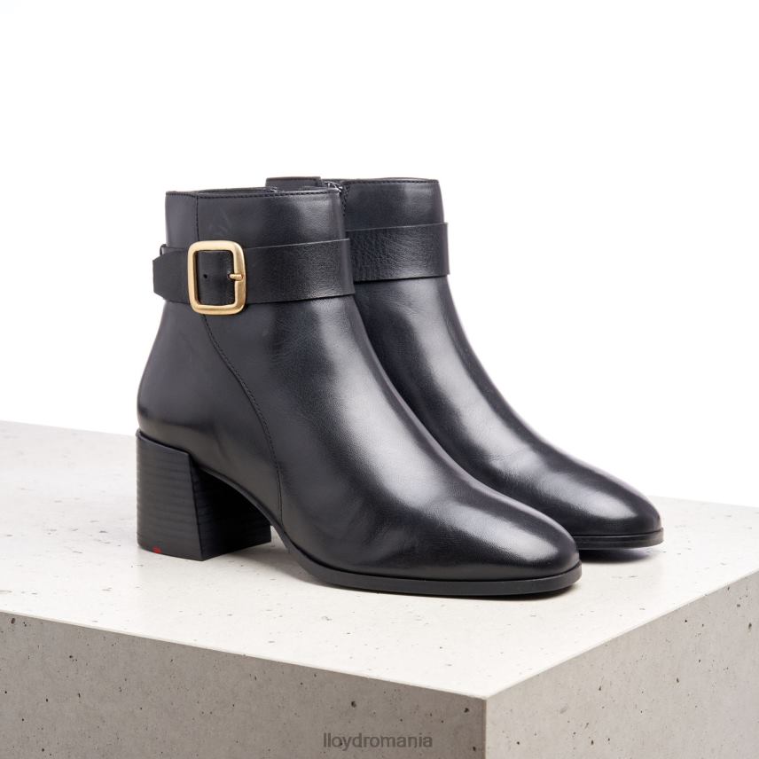 pantofi LLOYD botine din piele netedă negru femei 68260978