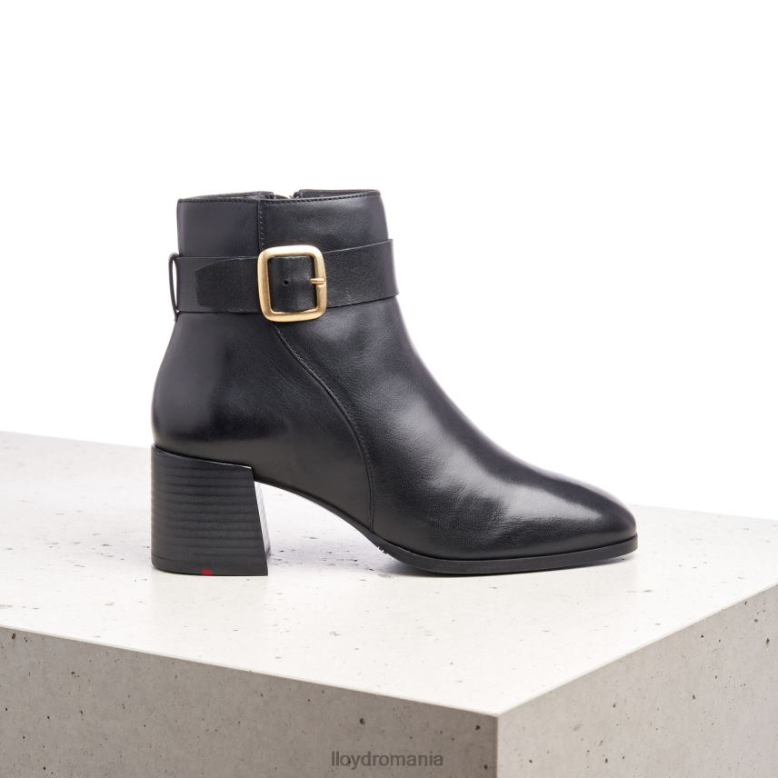 pantofi LLOYD botine din piele netedă negru femei 68260978
