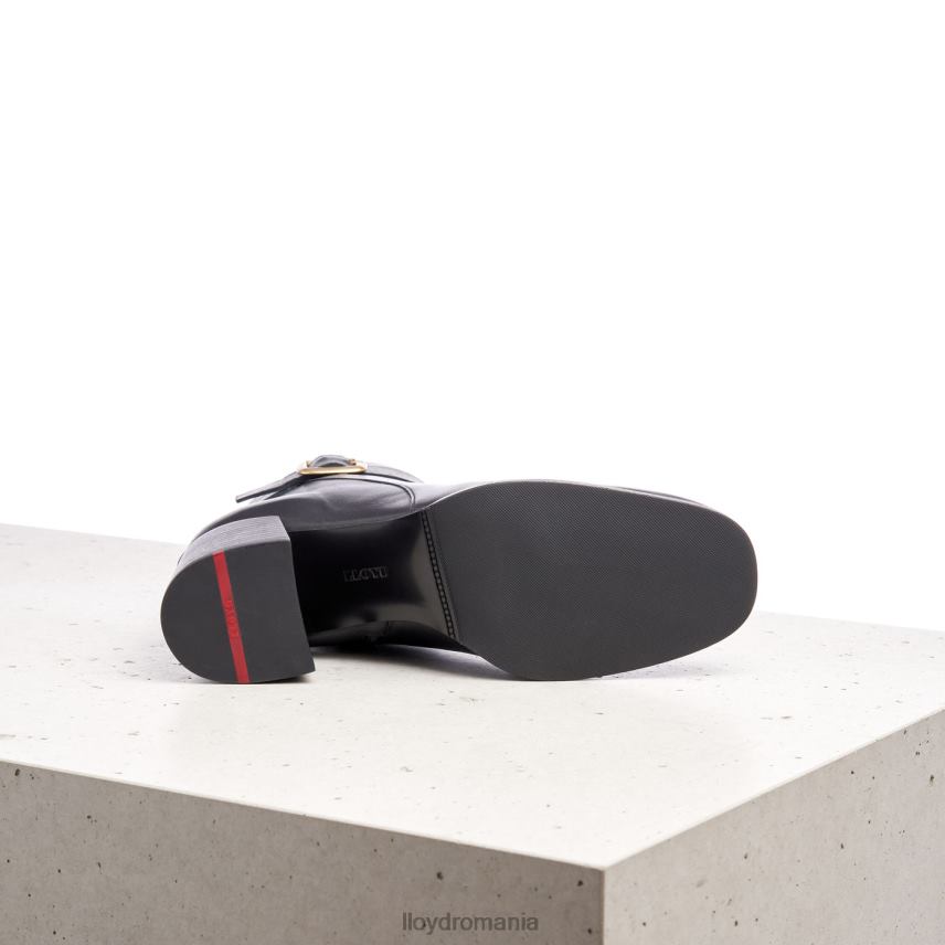 pantofi LLOYD botine din piele netedă negru femei 68260978