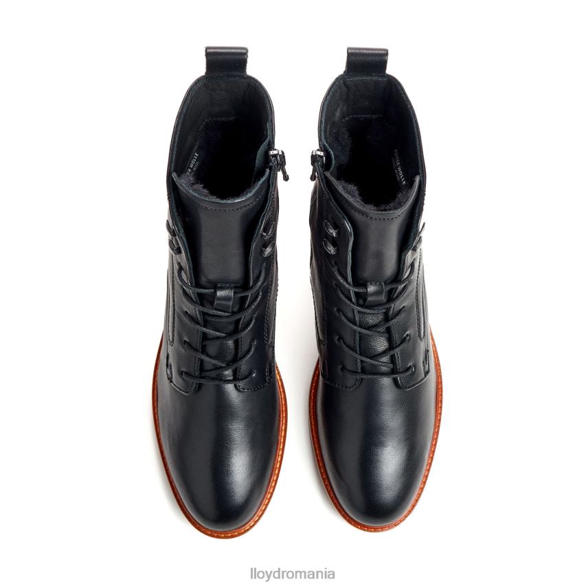 pantofi LLOYD botine din piele netedă negru femei 68260979