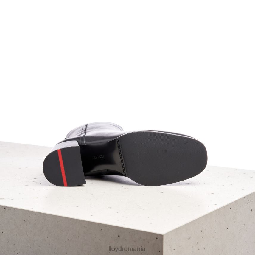 pantofi LLOYD botine din piele netedă negru femei 68260984