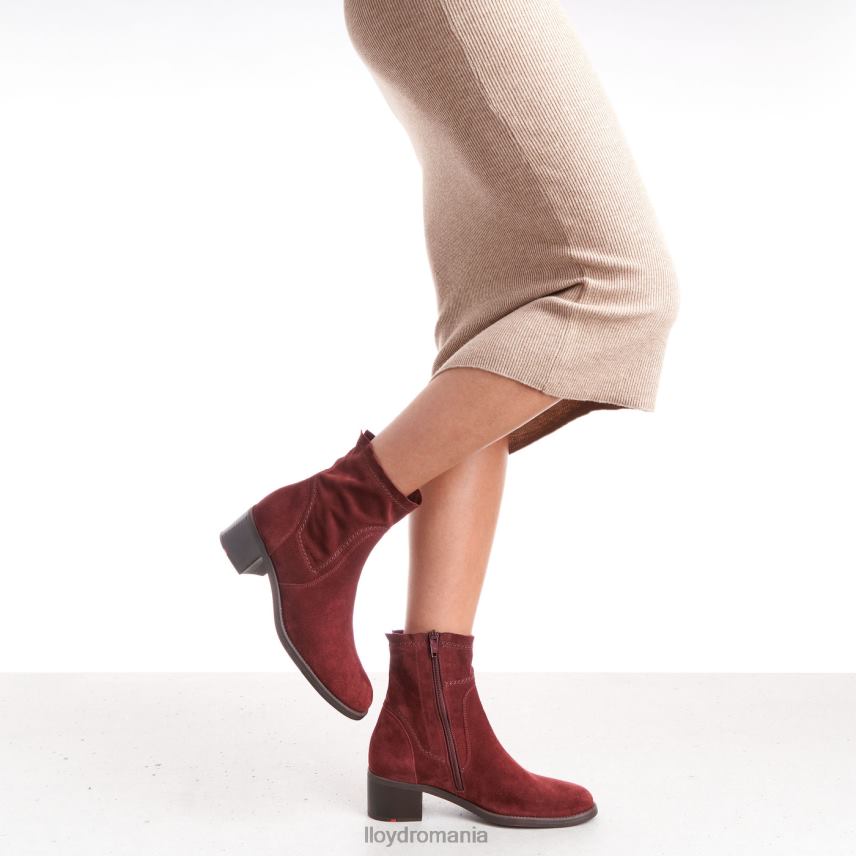 pantofi LLOYD botine respirabile roșu femei 68260983