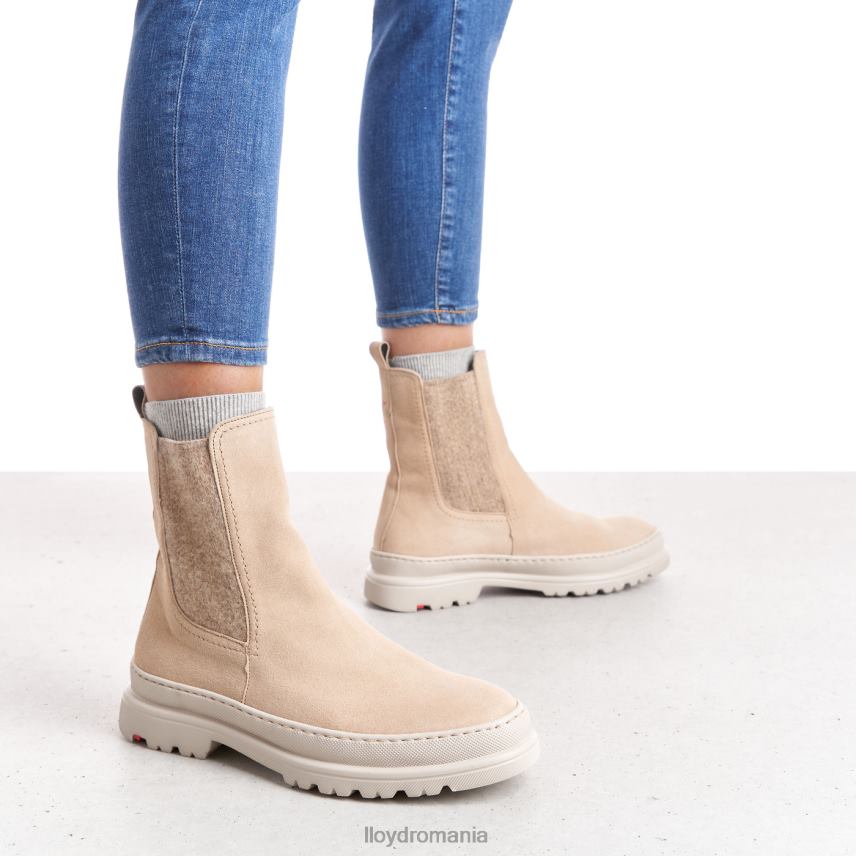 pantofi LLOYD botine slip-on bej femei 68260924