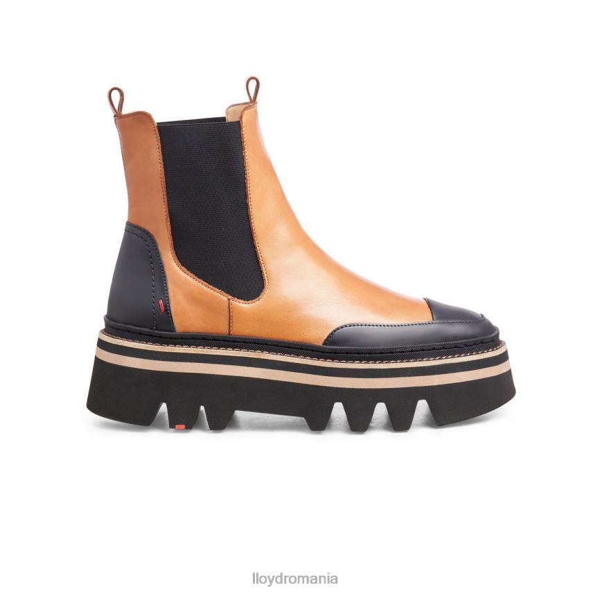 pantofi LLOYD botine slip-on cu talpă de cauciuc maro femei 68260943