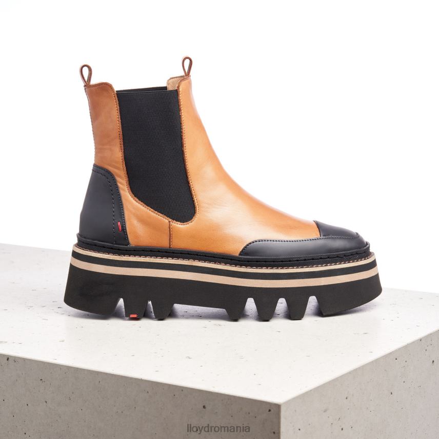 pantofi LLOYD botine slip-on cu talpă de cauciuc maro femei 68260943