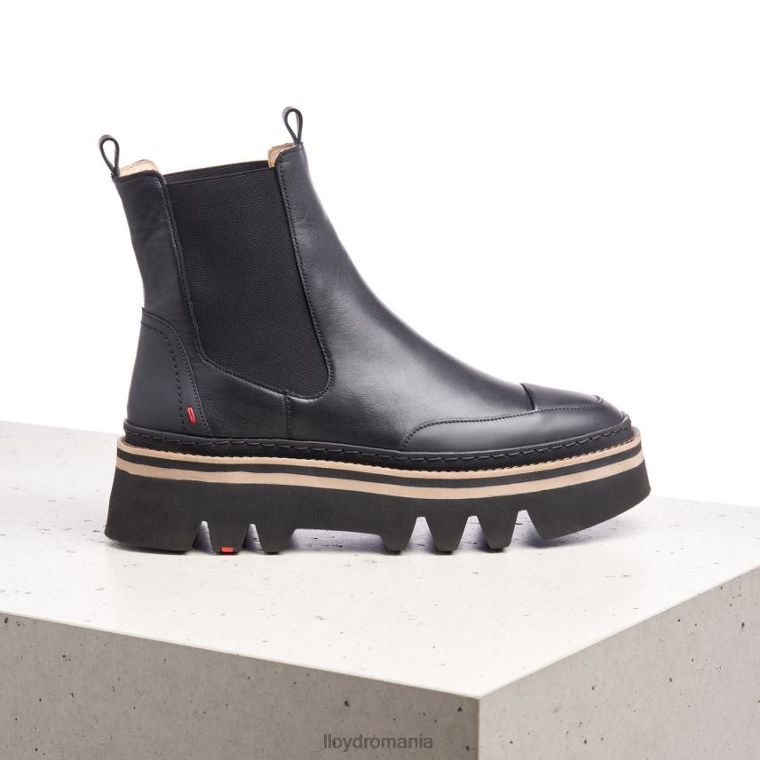 pantofi LLOYD botine slip-on cu talpă ușoară negru femei 68260942