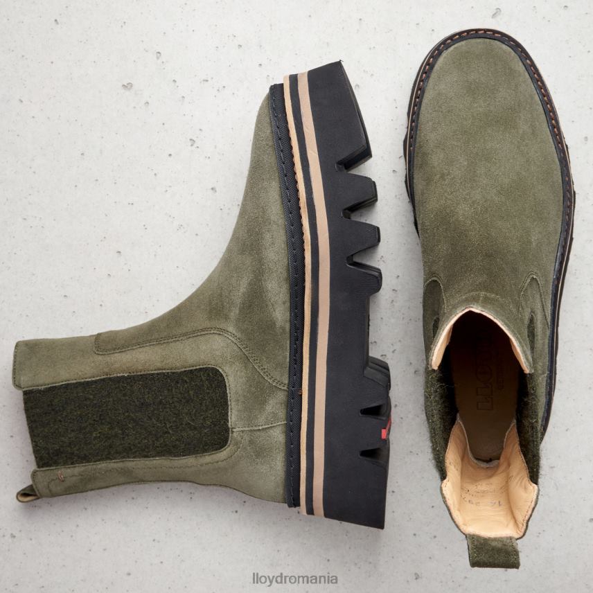 pantofi LLOYD botine slip-on verde femei 68260945