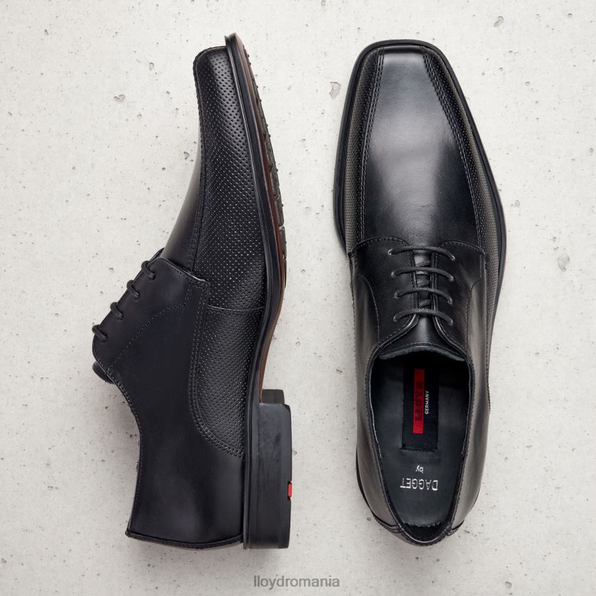 pantofi LLOYD dagget negru bărbați 68260190