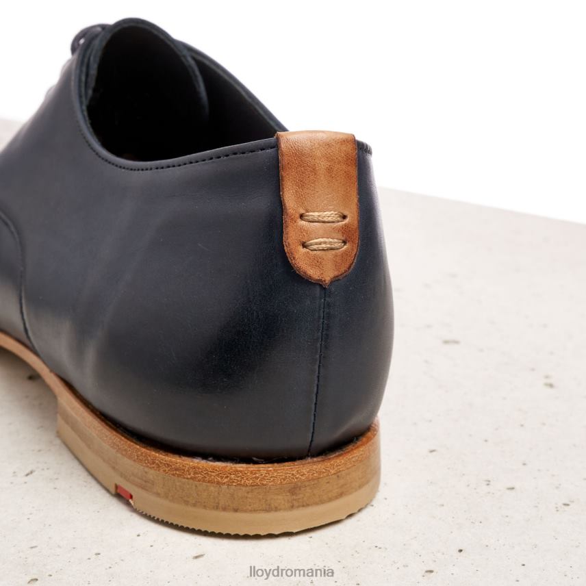 pantofi LLOYD dantelă jumătate pantofi din piele netedă albastru femei 682601066