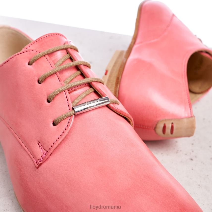 pantofi LLOYD dantelă jumătate pantofi din piele netedă roz femei 682601093