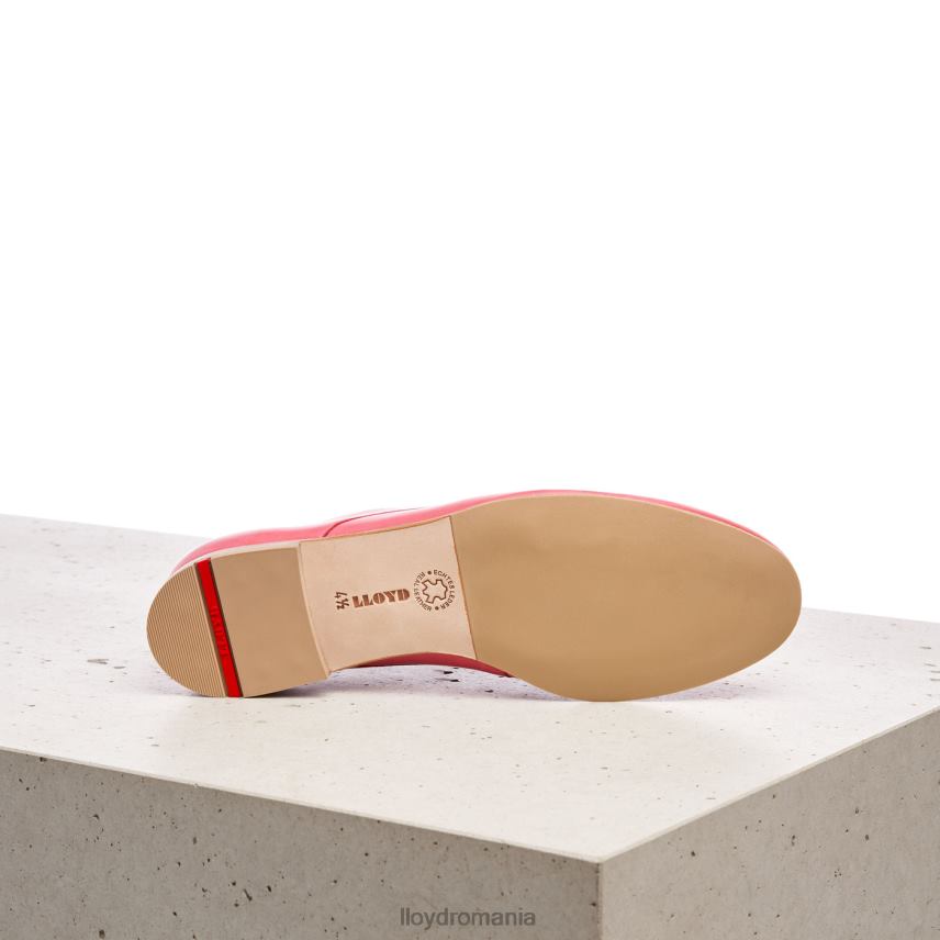 pantofi LLOYD dantelă jumătate pantofi din piele netedă roz femei 682601093