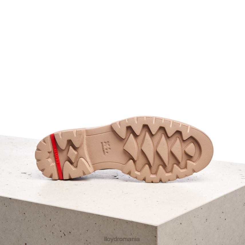 pantofi LLOYD dantelă jumătate pantofi din piele netedă roșu femei 682601181