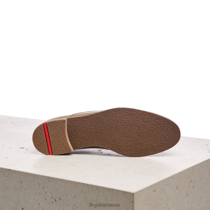 pantofi LLOYD dantelă jumătate pantofi din piele netedă verde femei 682601098