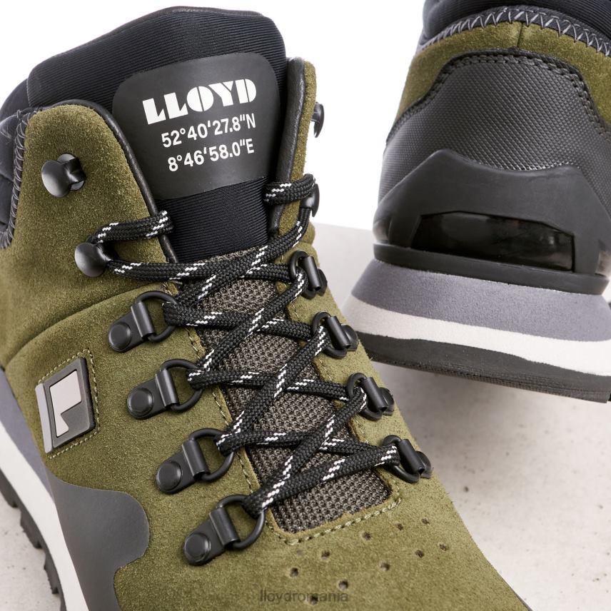 pantofi LLOYD elwas verde bărbați 68260553