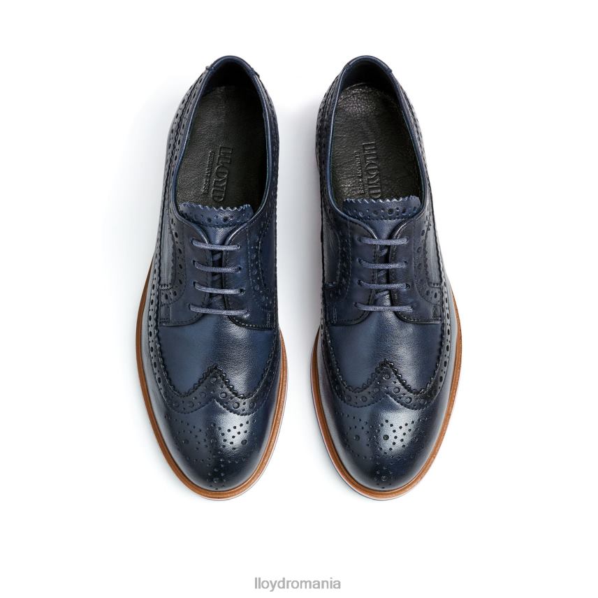 pantofi LLOYD jumatati de pantofi din dantela din piele albastru femei 682601033