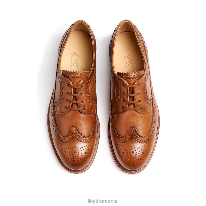 pantofi LLOYD jumatati de pantofi din dantela din piele maro femei 682601048