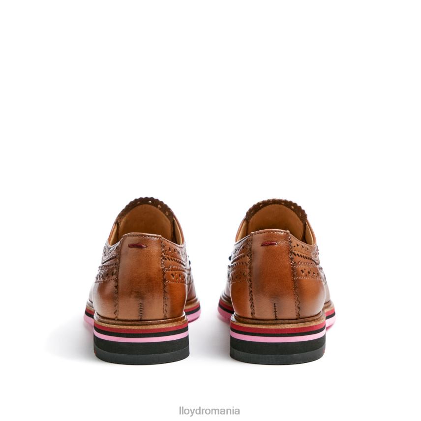pantofi LLOYD jumatati de pantofi din dantela din piele maro femei 682601048