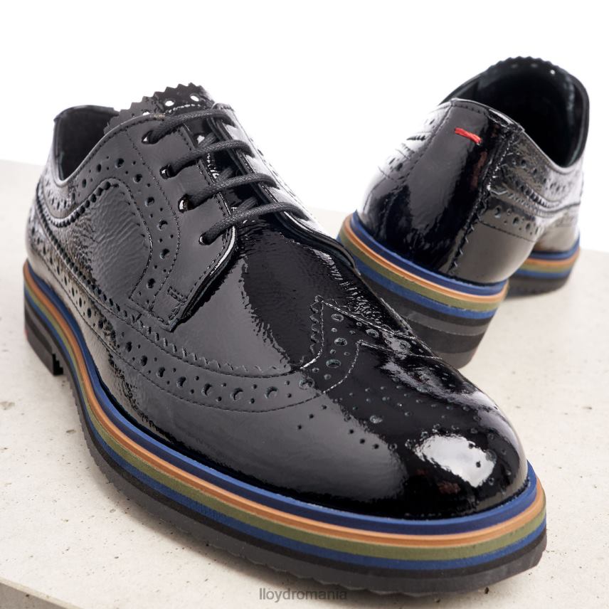 pantofi LLOYD jumătate de pantofi cu șireturi negru femei 682601043