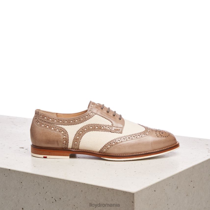 pantofi LLOYD jumătate pantofi din piele din dantelă bej femei 682601065