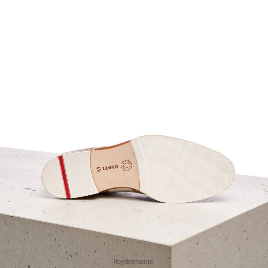pantofi LLOYD jumătate pantofi din piele din dantelă bej femei 682601065
