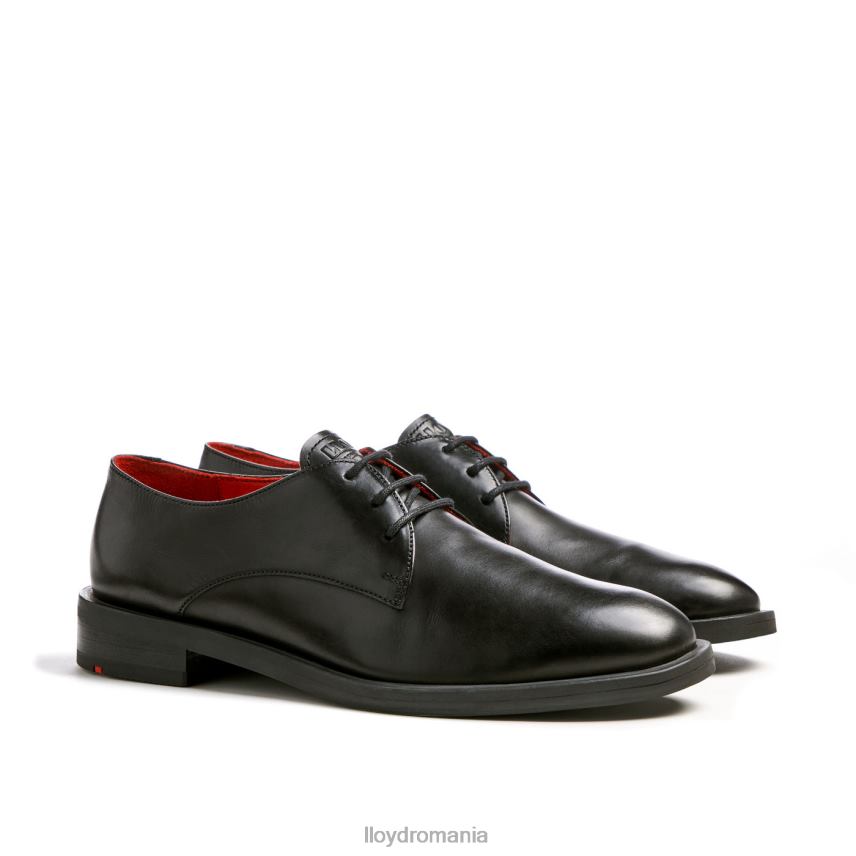 pantofi LLOYD jumătate pantofi din piele din dantelă negru femei 682601035