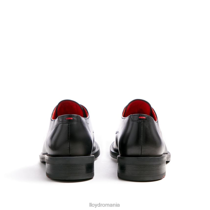 pantofi LLOYD jumătate pantofi din piele din dantelă negru femei 682601035