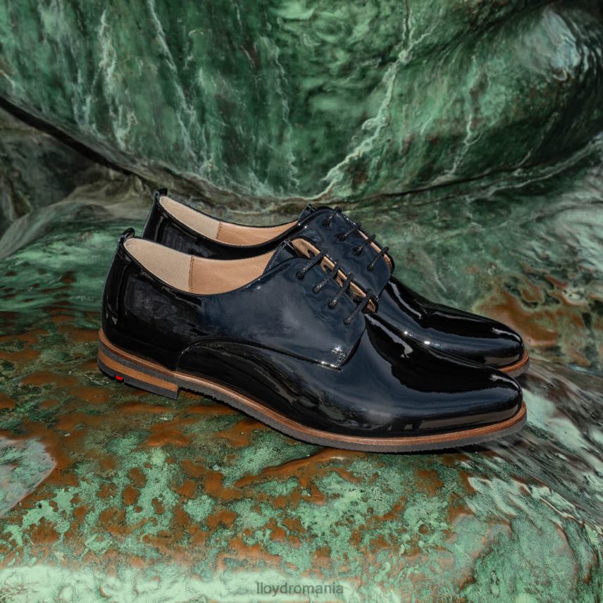 pantofi LLOYD jumătăți de pantofi cu șireturi negru femei 682601047