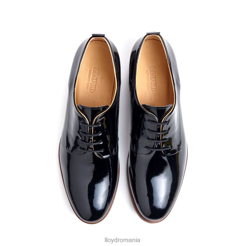 pantofi LLOYD jumătăți de pantofi cu șireturi negru femei 682601047