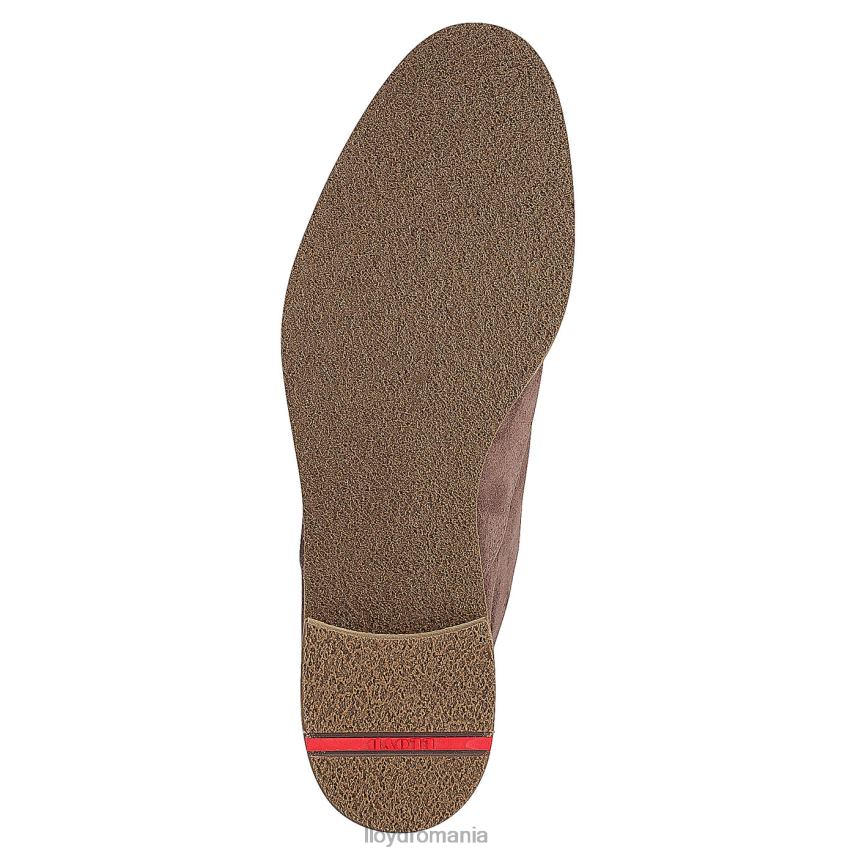 pantofi LLOYD jumătăți de pantofi din dantelă din piele gri femei 682601095