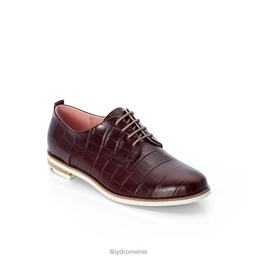 pantofi LLOYD jumătăți de pantofi din dantelă din piele maro femei 682601091